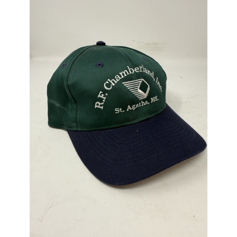 VTG RF Chamberland St Agatha Maine Hat Cap Snapback Trucking Company Big Rig